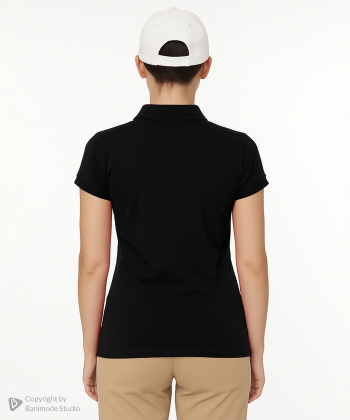پولوشرت آستین کوتاه زنانه ساتین مدل W10AB