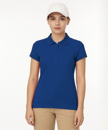 پولوشرت آستین کوتاه زنانه ساتین مدل W10AB