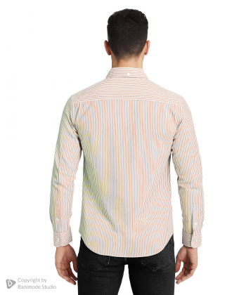 پیراهن آستین بلند مردانه ساتین مدل M30BB