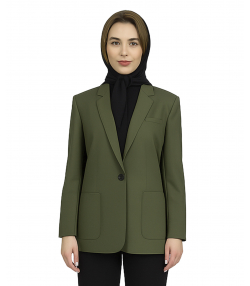 کت پارچه ای زنانه پینکی مدل 9948