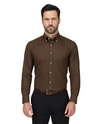 پیراهن آستین بلند مردانه آریوان مدل ls211b