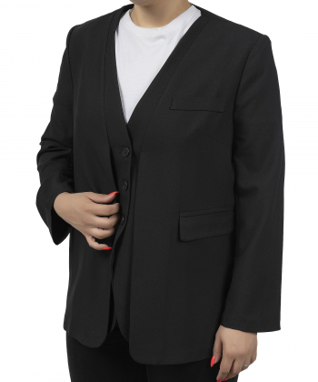 مانتو کتی کوتاه زنانه پینکی مدل 9943