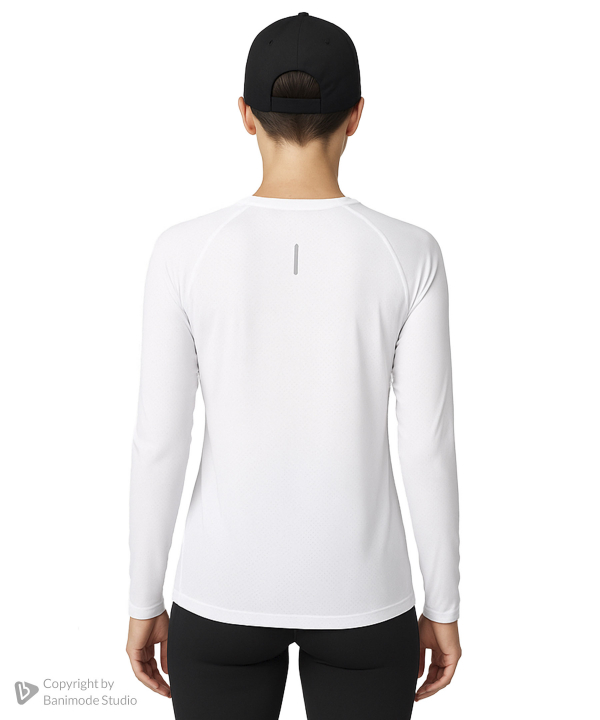 UNIPRO WOMEN-1/2 ZIPPER PERFORMANCE SHIRTS-WHITE