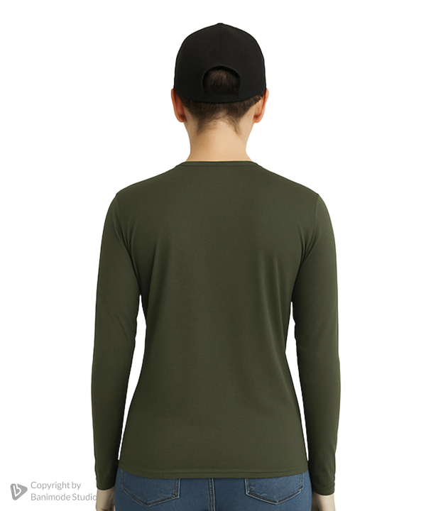 UNIPRO WOMEN-1/2 ZIPPER PERFORMANCE SHIRTS-DARK GREEN