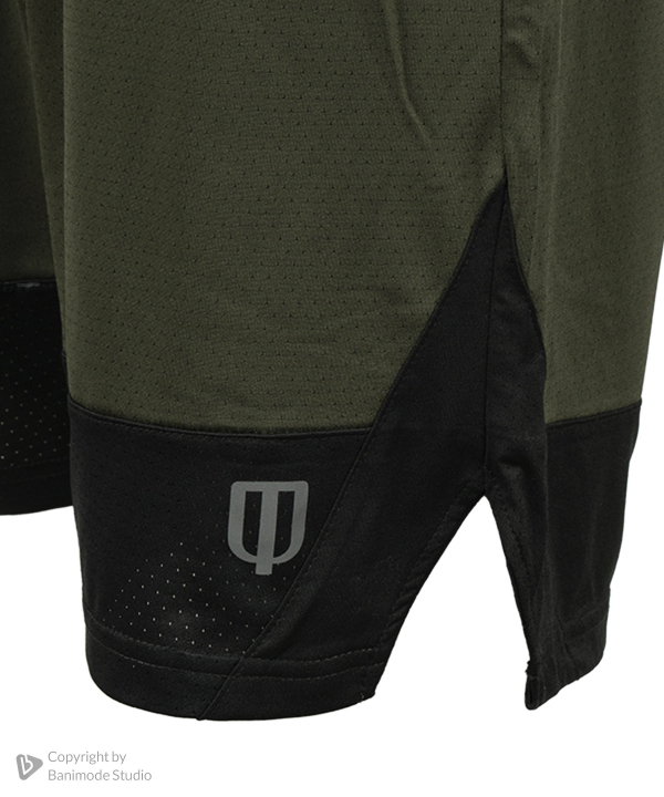 UNIPRO MEN-BASKETBALL SHORTS-DARK GREEN