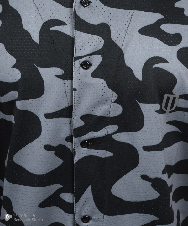 UNIPRO MEN-BASEBALL LS SHIRTS-CAMOUFLAGE