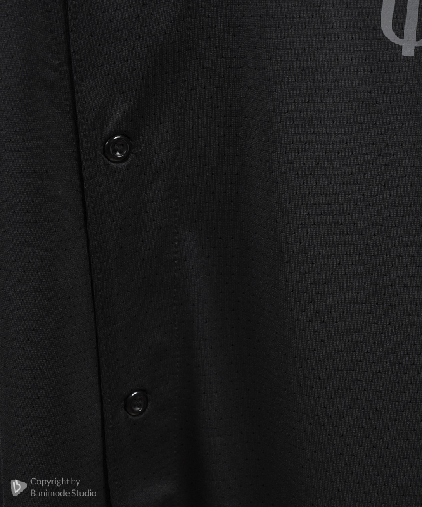 UNIPRO MEN-BASEBALL LS SHIRTS-BLACK