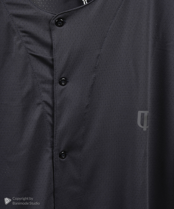 UNIPRO MEN-BASEBALL LS SHIRTS-ANTHRACITE