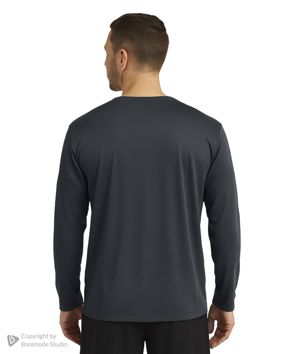 UNIPRO MEN-1/2 ZIPPER PERFORMANCE SHIRTS-ANTHRACITE
