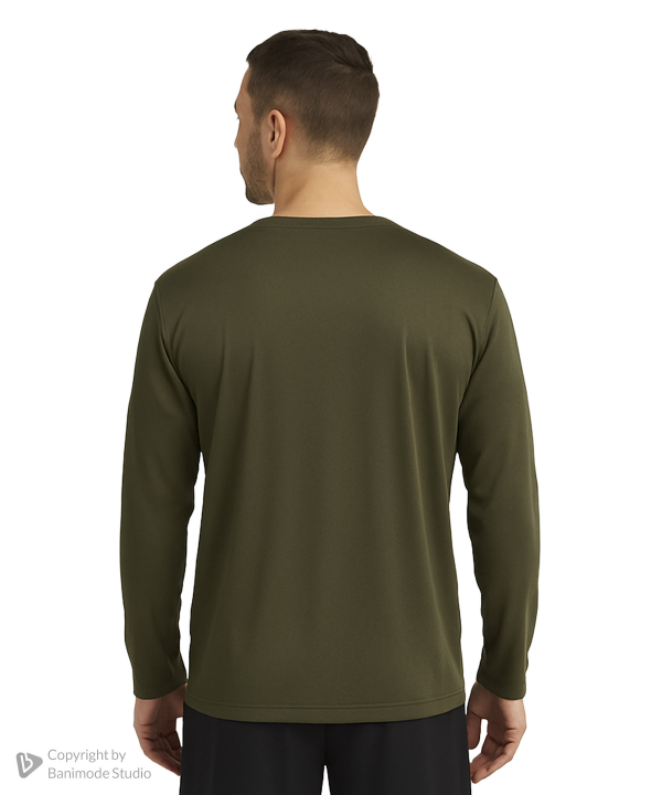 UNIPRO MEN-1/2 ZIPPER PERFORMANCE SHIRTS-DARK GREEN