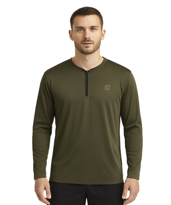 UNIPRO MEN-1/2 ZIPPER PERFORMANCE SHIRTS