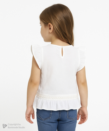 تاپ نخی دخترانه مرینو مدل 1742