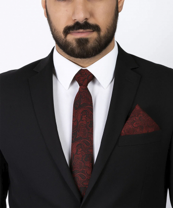 ست کراوات و پوشت مردانه آریوان مدل ez55b