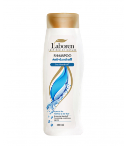 شامپو ضد شوره مخصوص موهای خشک لابورن Laboren مدل Anti Dandruff حجم 300 میلی لیتر