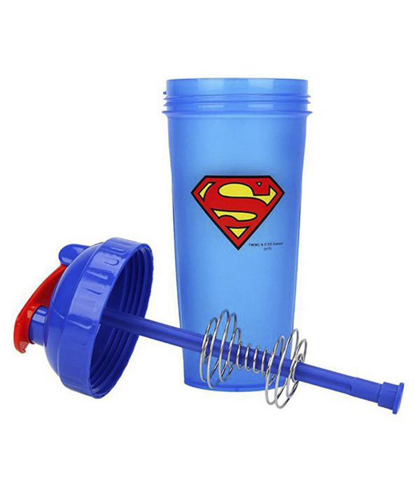 شیکر یک تکه سوپرمن گیشا اسپرت Gishasport مدل Super Hero-MAT ظرفیت 0.6 لیتر