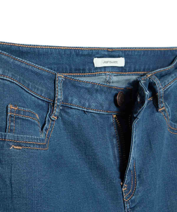 شلوار جین زنانه کوتاه جین وست Jeanswest مدل 92287502