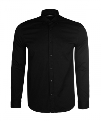 پیراهن مردانه مشکی جوتی جینز JootiJeans کد 02531924