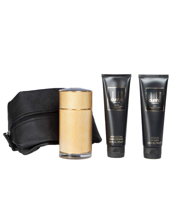 ست ادوپرفیوم، افترشیو و ژل حمام مردانه آلفرد دانهیل Alfred Dunhill مدل Icon Absolute حجم 100 میلی‌لیتر