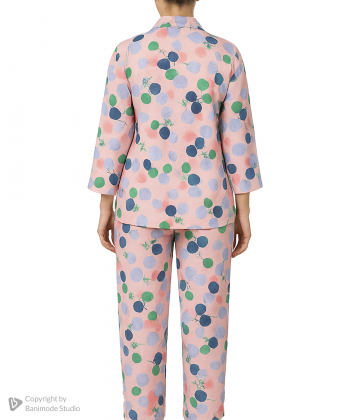 شومیز و شلوار نخی زنانه نارین مد مدل 710