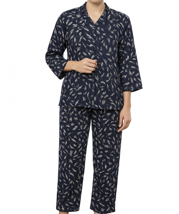 شومیز و شلوار نخی زنانه نارین مد مدل 710