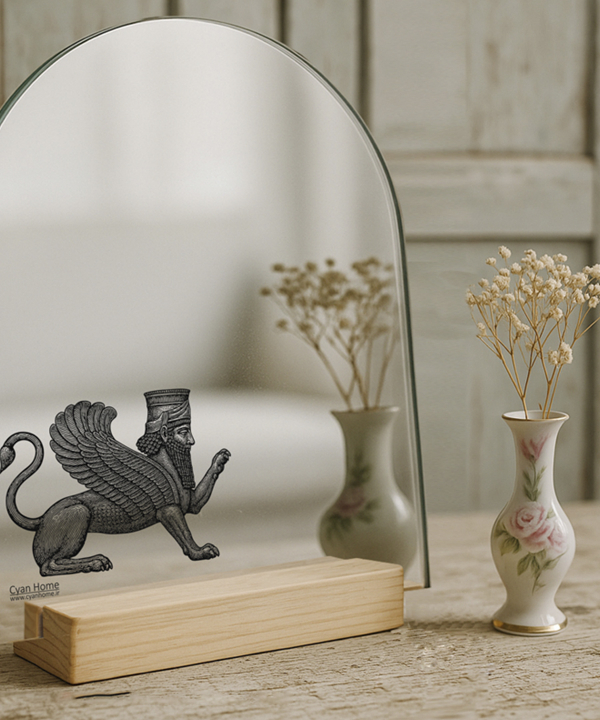آینه رومیزی سایان هوم Cyan home طرح لاماسو