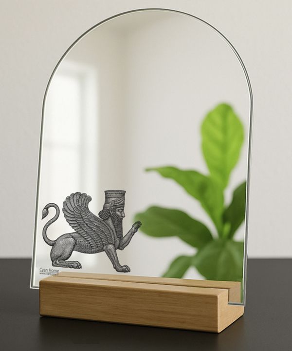 آینه رومیزی سایان هوم Cyan home طرح لاماسو