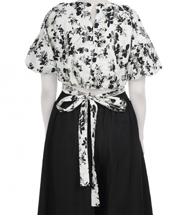 بلوز آستین کوتاه زنانه سرژه مدل 204664