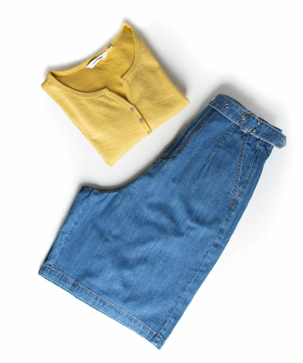 بلوز زنانه یقه گرد جین وست Jeanswest مدل 01272504