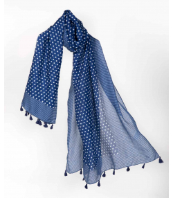 شال زنانه طرح دار جوتی جینز JootiJeans