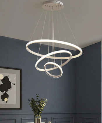 چراغ آویز چشمه نور کد A6319/3H-WT