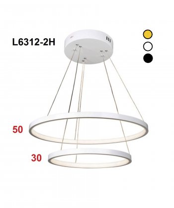 لوستر چشمه نور مدل مدرن کد FA02060-WTچند رنگ