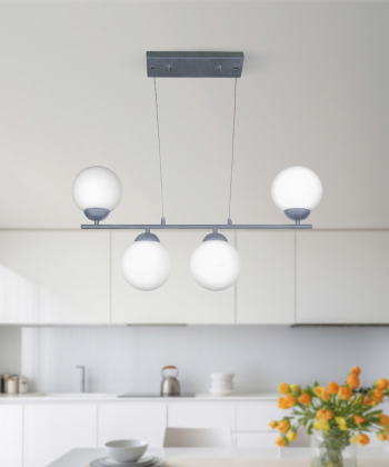 لوستر پنج شعله چشمه نور کد AD1230/5-WT