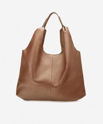 کیف دوشی چرم طبیعی زنانه نوین چرم مدل ساحل