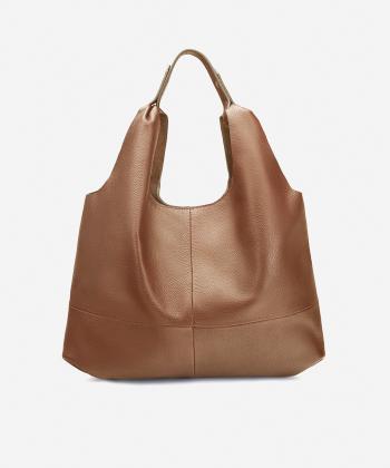 کیف دوشی چرم طبیعی زنانه نوین چرم مدل ساحل