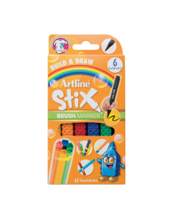 ماژیک 6 رنگ استیکس آرت لاین ArtLine مدل Brush