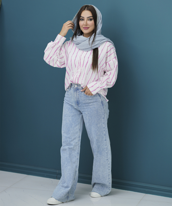 شومیز آستین بلند زنانه السانا مدل 2219