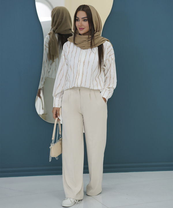 شومیز آستین بلند زنانه السانا مدل 2219