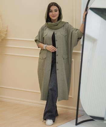 مانتو شومیزی بلند زنانه السانا مدل 2163