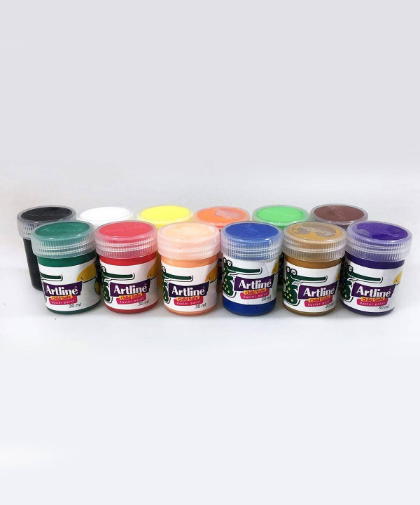 گواش پلاستیکی 12 رنگ آرت لاین Artline