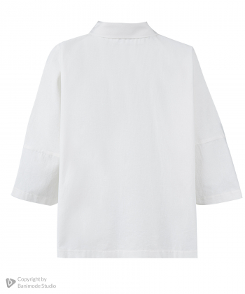 شومیز لینن زنانه ریسانی مدل 2136