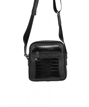 کیف کراس بادی چرم طبیعی نوین چرم Novin Leather مدل رونالد