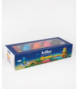 خمیربازی ویژه 10 رنگ تخم مرغی آرت لاین Art Line