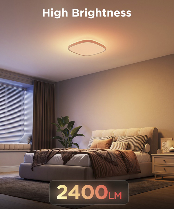 چراغ سقفی هوشمند 30 سانتی گووی Smart Square Ceiling Light H80A4
