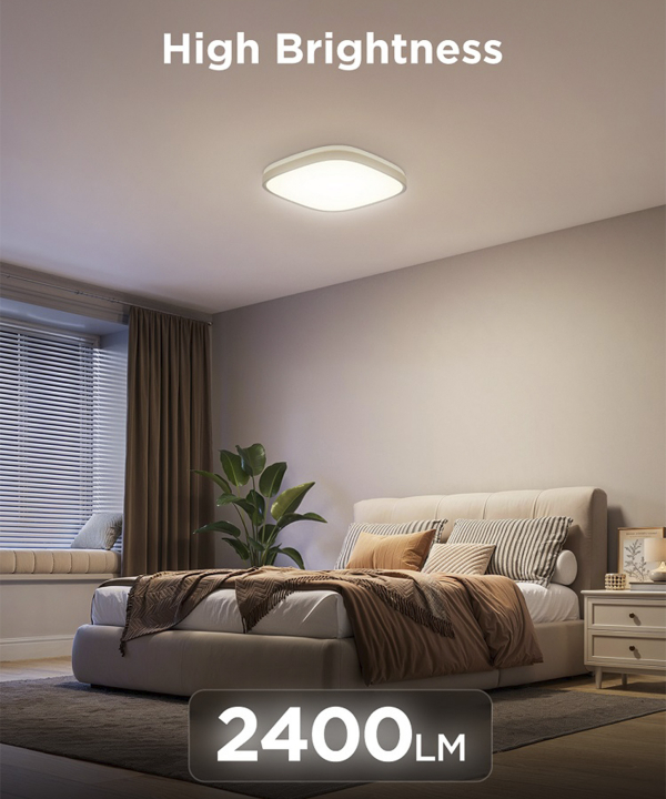 چراغ سقفی هوشمند 30 سانتی گووی Smart Square Ceiling Light H80A4