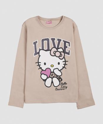 ست تیشرت و شلوار راحتی دخترانه بانی نو طرح کیتی