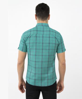 پیراهن آستین کوتاه مردانه برند پی لس کد am1404460