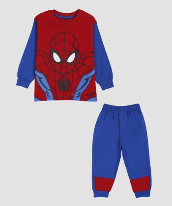 ست تیشرت و شلوار نخی راحتی پسرانه بانی نو طرح اسپایدر من