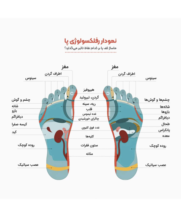 ماساژور کف پا تن زیب مدل اسفنجی 2217