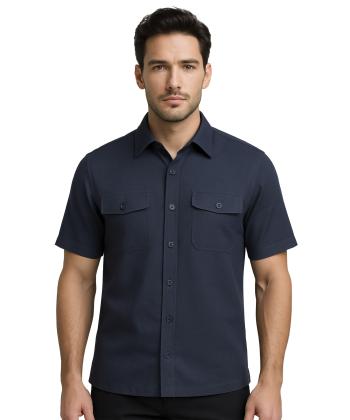 پیراهن آستین کوتاه مردانه کروم مدل 2410114