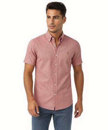 پیراهن آستین کوتاه مردانه برند پی لس کد 1401021